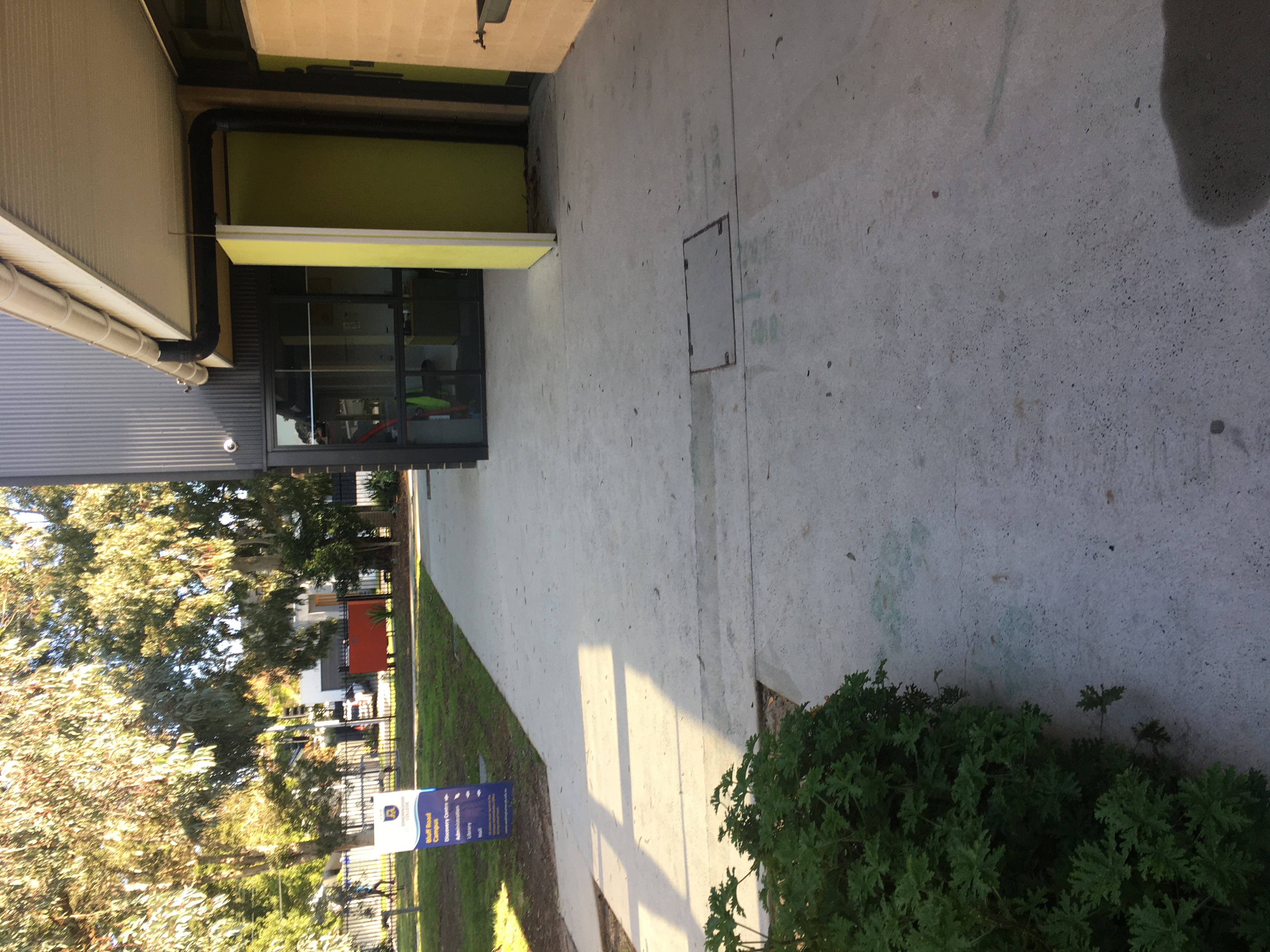 After: School Bathroom Entrance