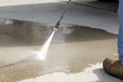 Concrete cleaning service